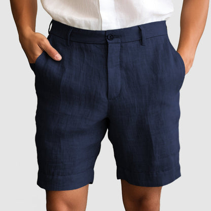 Hudson | Men’s Casual Linen Shorts with Lightweight Summer Comfort