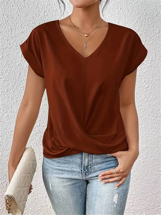 Keira | Women’s Casual Short Sleeve Blouse