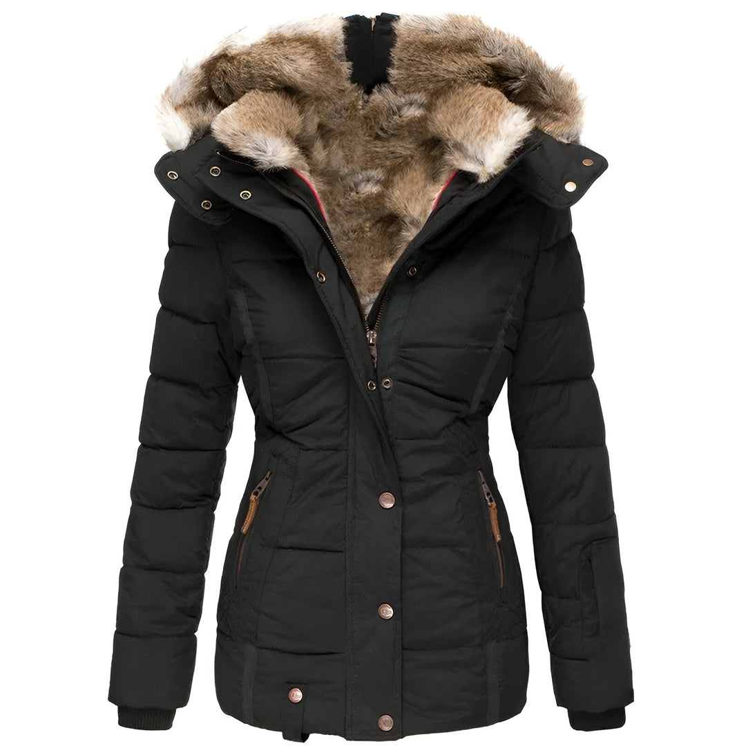Nicole | Women’s Winter Puffer Jacket with Fur Hood