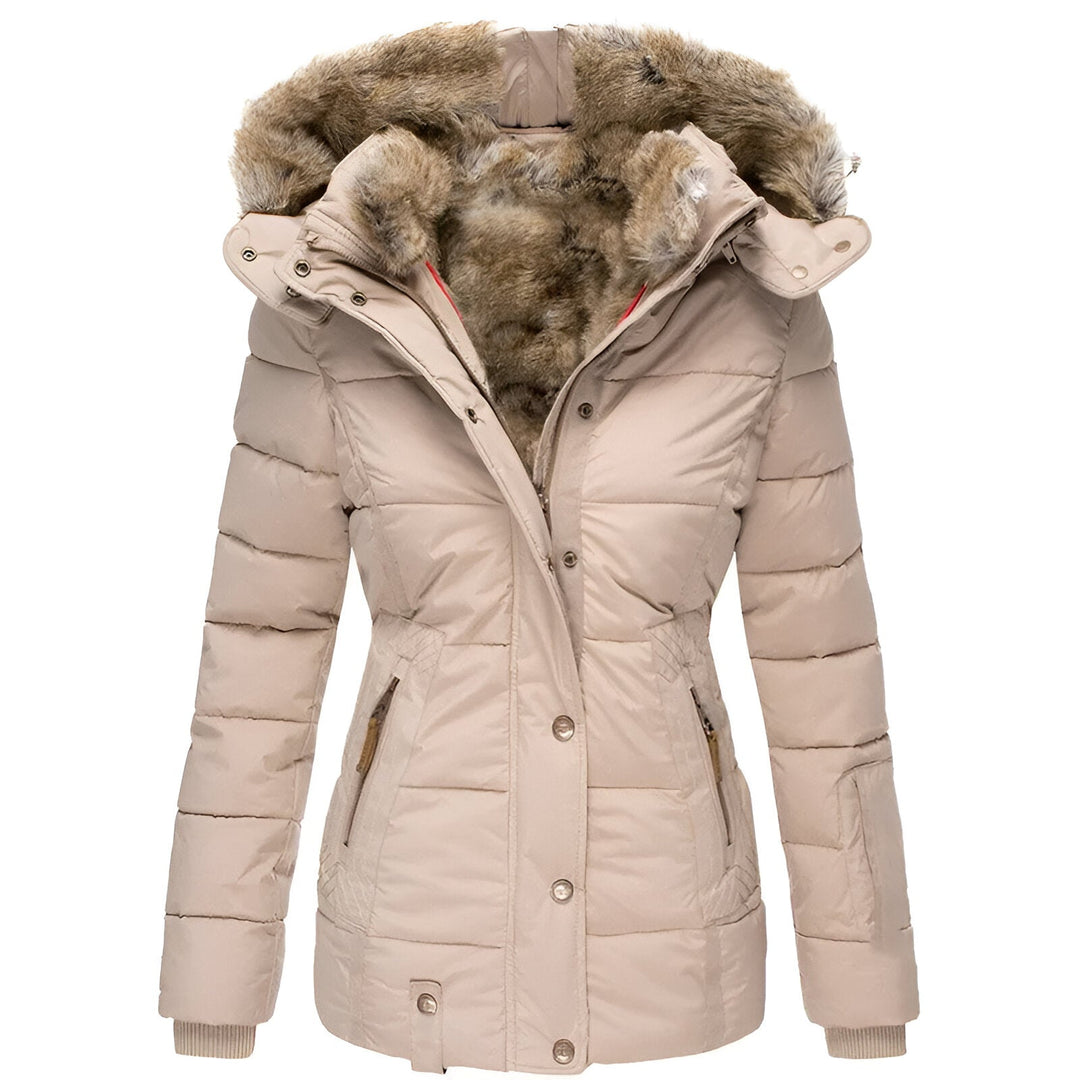Nicole | Women’s Winter Puffer Jacket with Fur Hood
