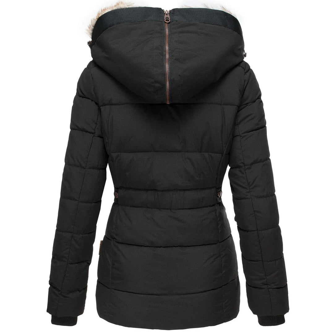 Nicole | Women’s Winter Puffer Jacket with Fur Hood