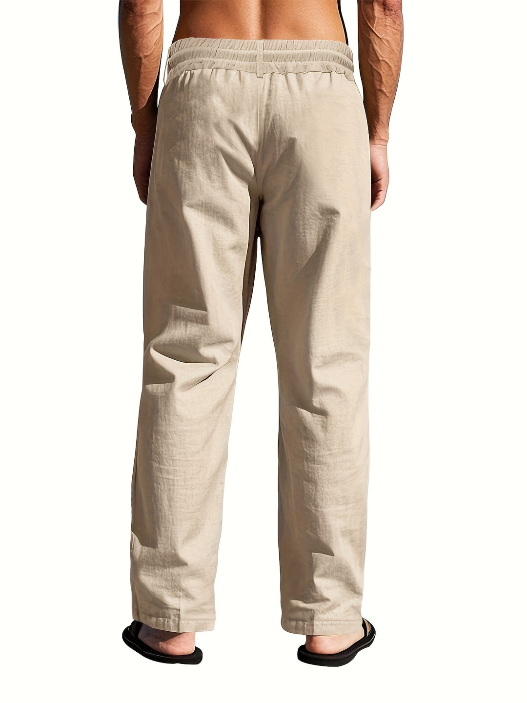 Ashton | Men’s Lightweight Drawstring Linen Trousers