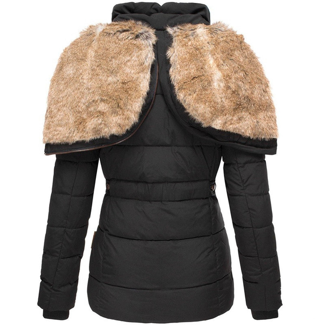 Nicole | Women’s Winter Puffer Jacket with Fur Hood