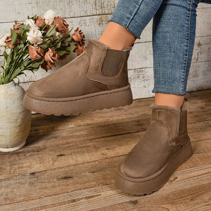 Giselle | Women's Plush Platform Boots