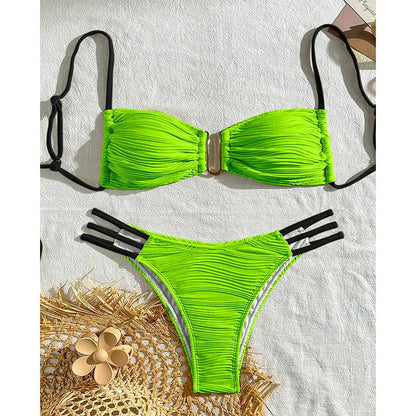 Selena | Women’s  Bandeau Bikini Swimwear Set