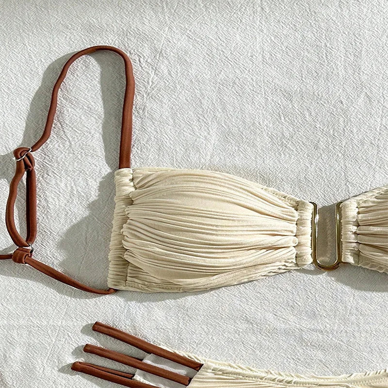 Selena | Women’s  Bandeau Bikini Swimwear Set