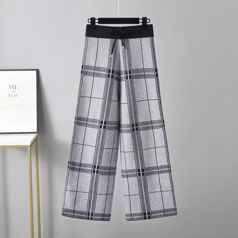 Lucinda | Women’s Plaid Palazzo Trousers