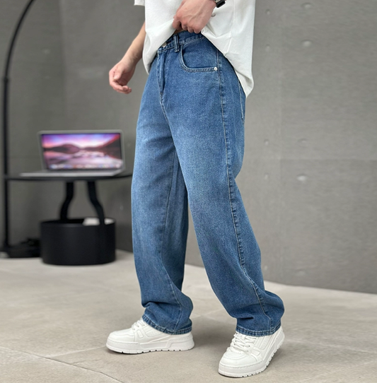 Keith | Men’s Spring Loose-Fit Straight Denim Jeans