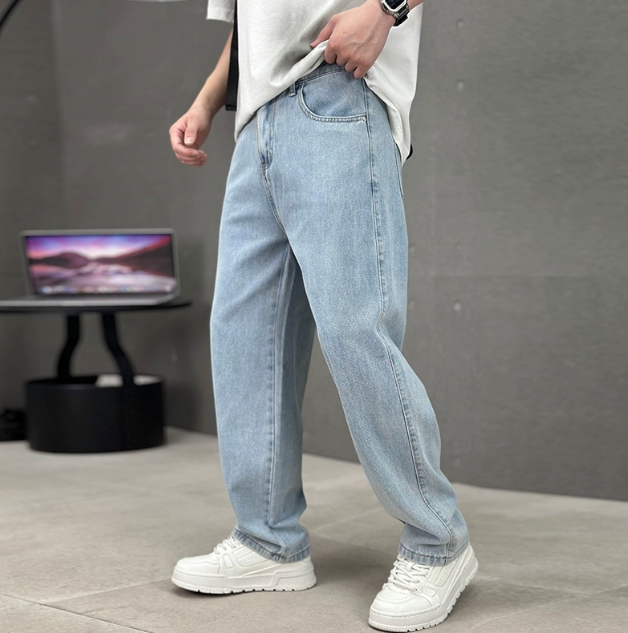 Keith | Men’s Spring Loose-Fit Straight Denim Jeans