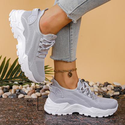 Maica | Women’s Orthopedic Lace Up Cushion Sneakers
