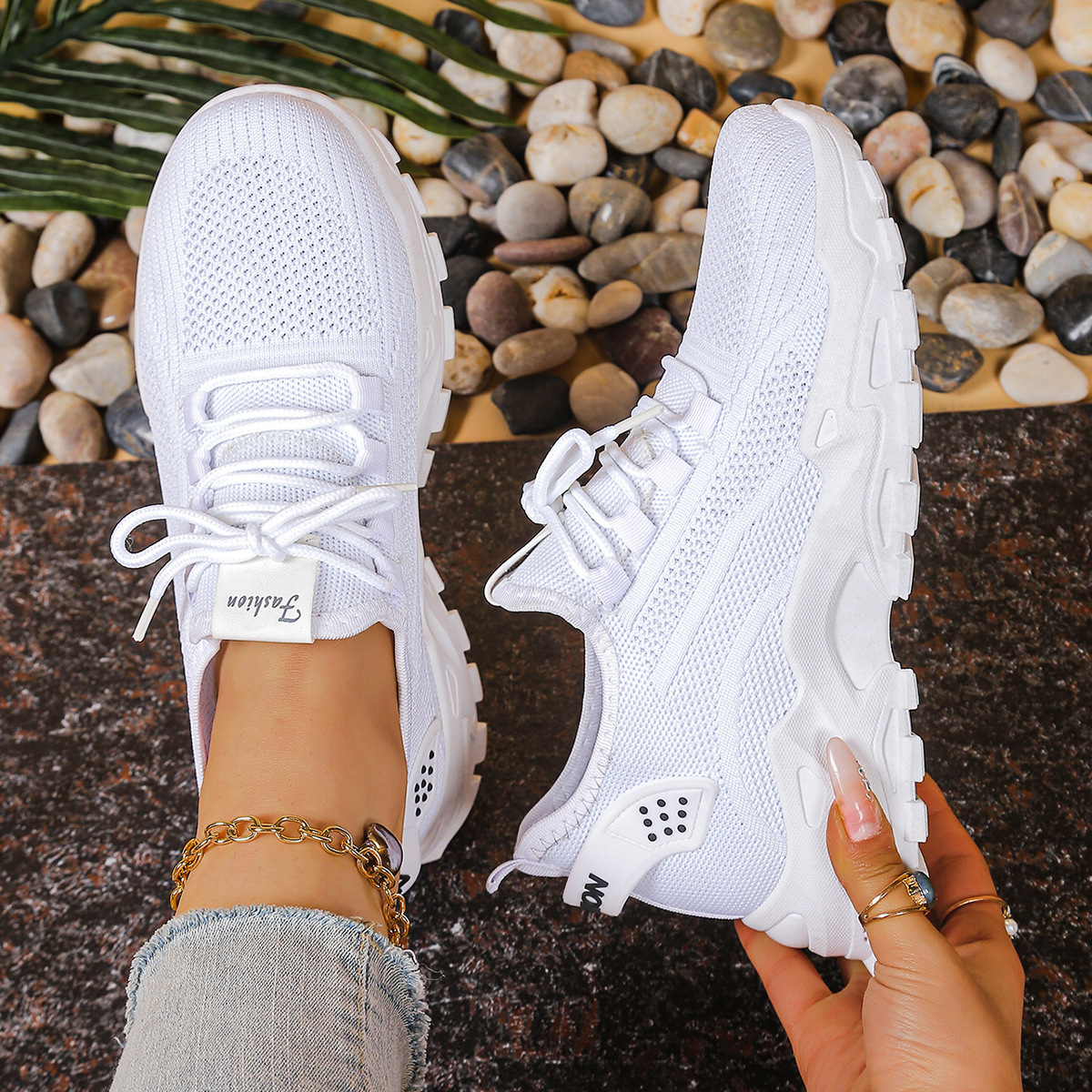 Maica | Women’s Orthopedic Lace Up Cushion Sneakers