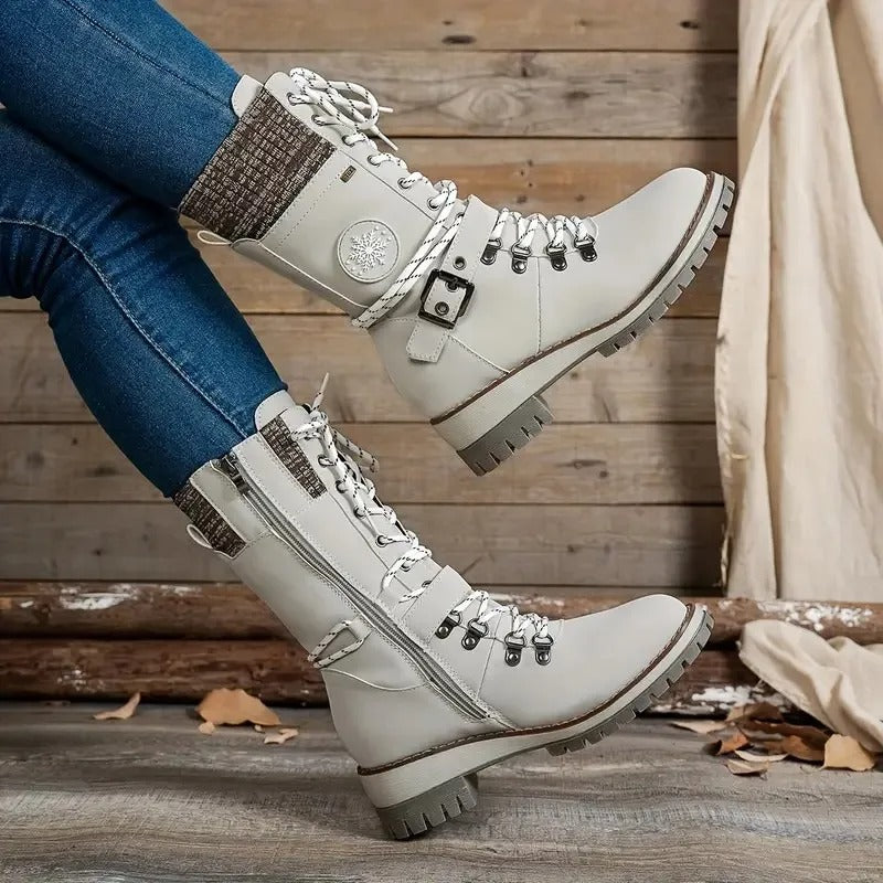 Marlowe | Women’s Heavy-Duty Winter Boots with Lace-Up Fit