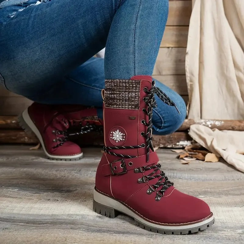 Marlowe | Women’s Heavy-Duty Winter Boots with Lace-Up Fit