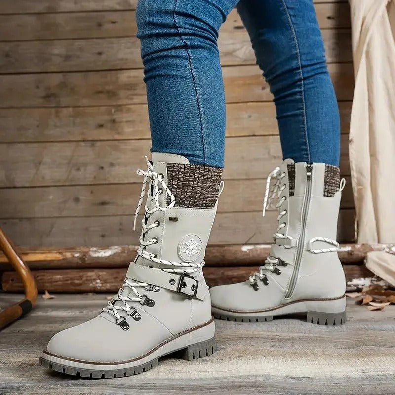 Marlowe | Women’s Heavy-Duty Winter Boots with Lace-Up Fit