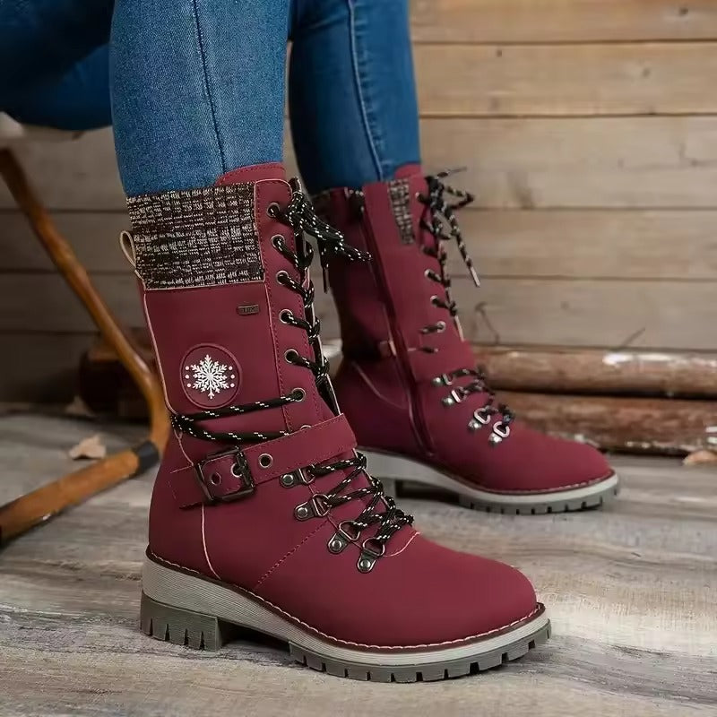 Marlowe | Women’s Heavy-Duty Winter Boots with Lace-Up Fit