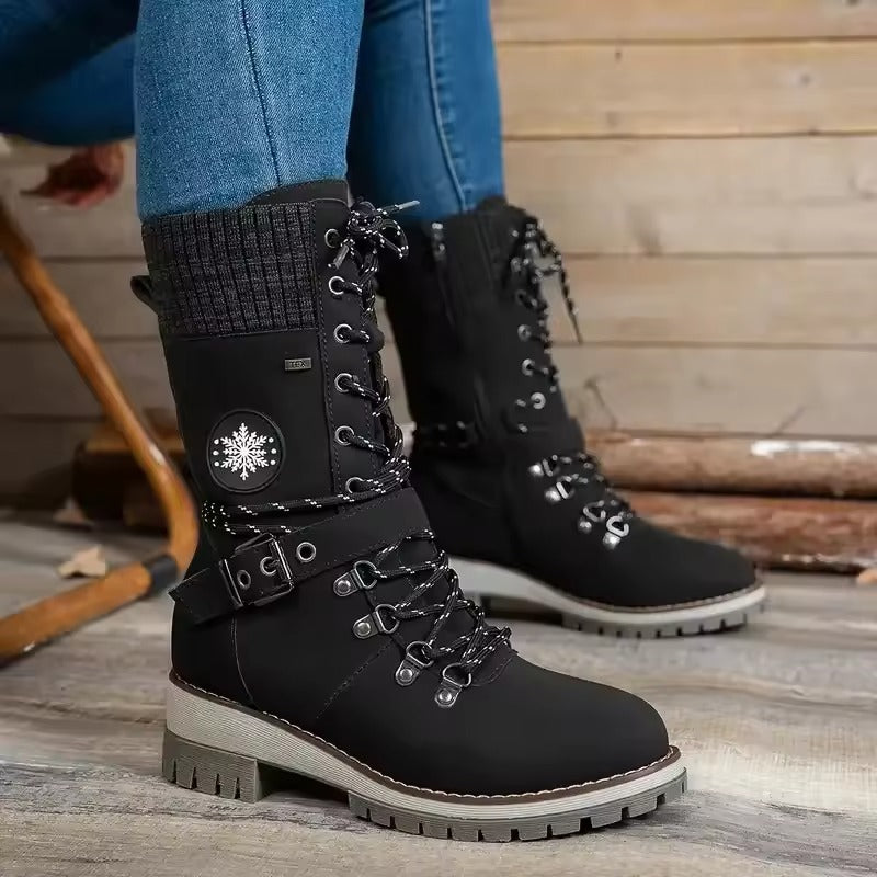 Marlowe | Women’s Heavy-Duty Winter Boots with Lace-Up Fit