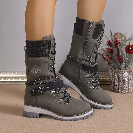 Marlowe | Women’s Heavy-Duty Winter Boots with Lace-Up Fit