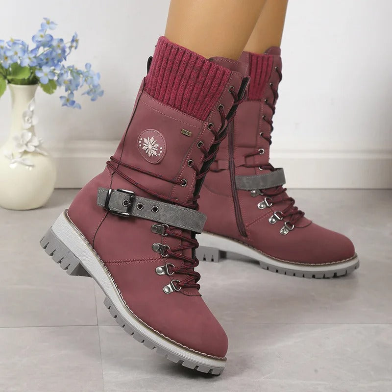 Marlowe | Women’s Heavy-Duty Winter Boots with Lace-Up Fit