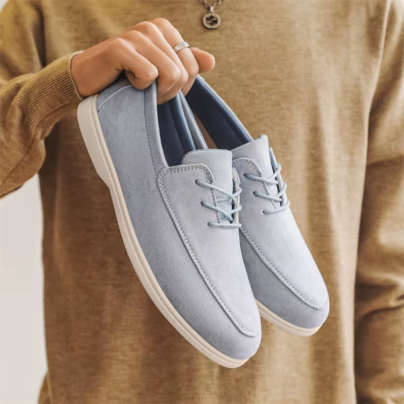 Grant | Men’s Lace-Up Suede Loafers