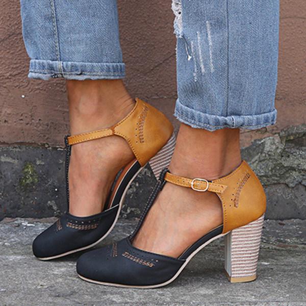 Reagan | Women’s Spring Chunky Heel Mary Janes