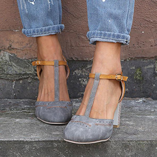 Reagan | Women’s Spring Chunky Heel Mary Janes
