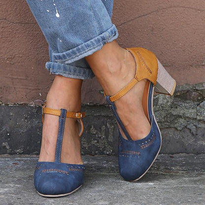 Reagan | Women’s Spring Chunky Heel Mary Janes