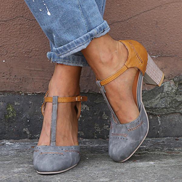 Reagan | Women’s Spring Chunky Heel Mary Janes