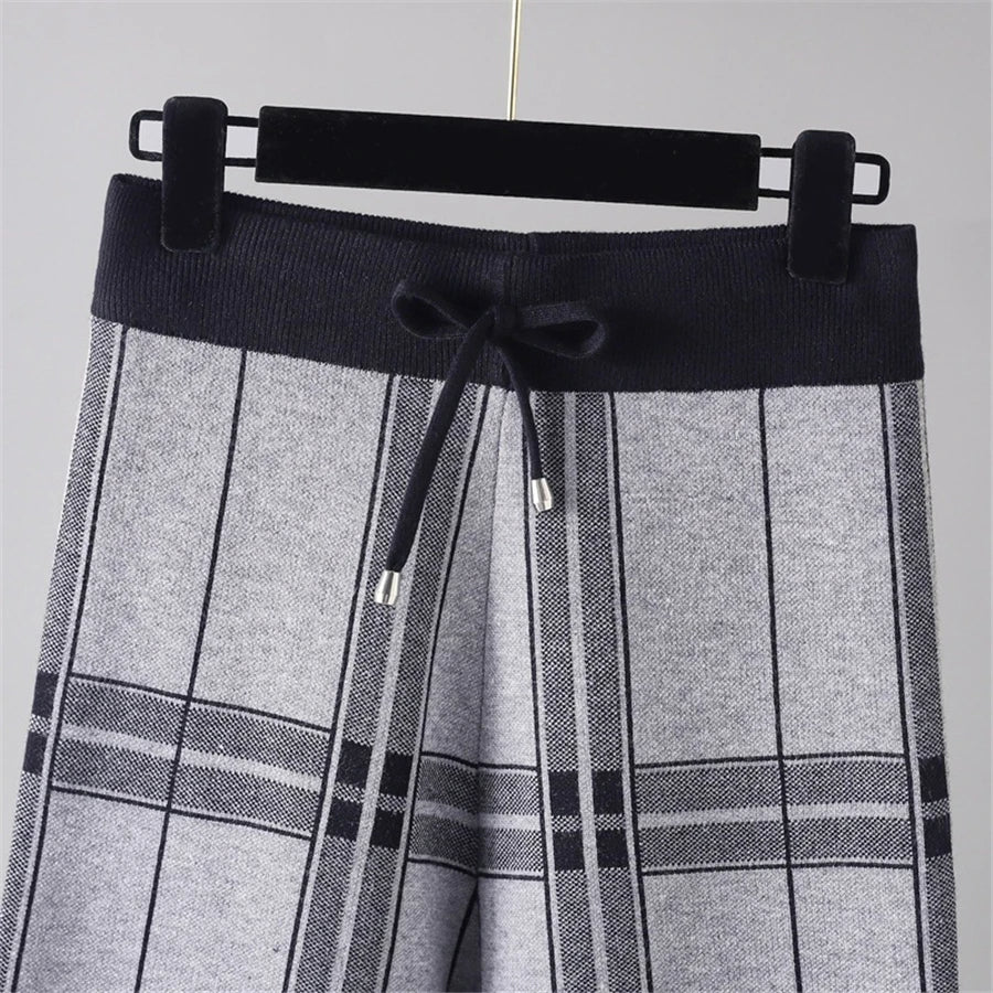 Lucinda | Women’s Plaid Palazzo Trousers