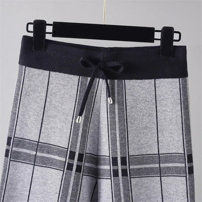 Lucinda | Women’s Plaid Palazzo Trousers