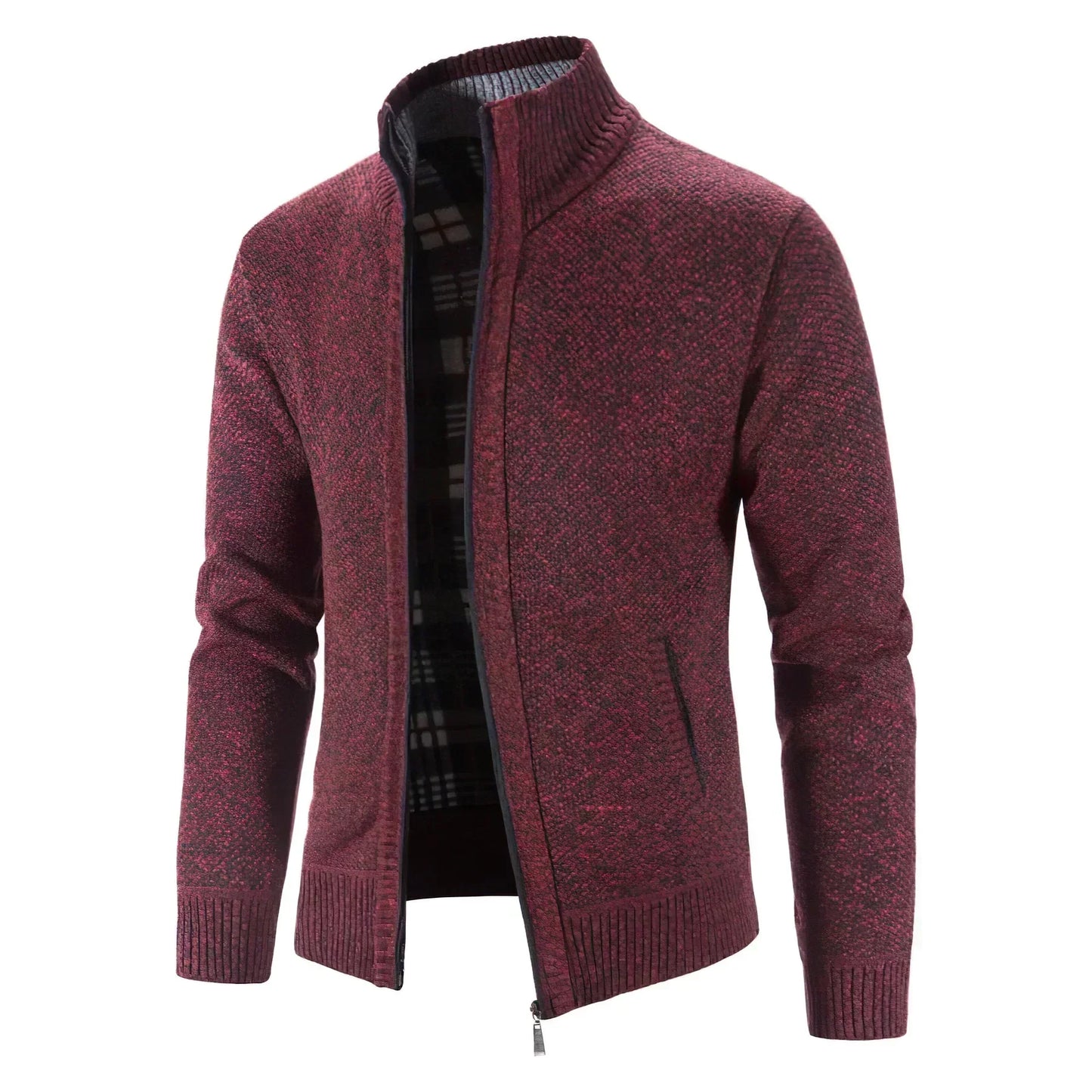 Jonathan | Men’s Chunky Knit Zip-Up Cardigan for Autumn & Winter