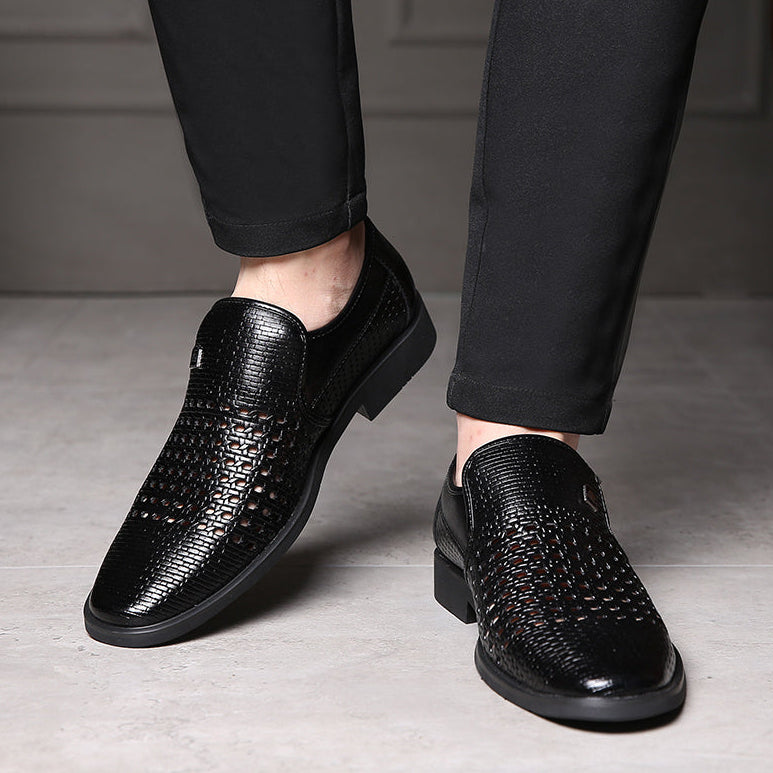 Franklin | Men’s Woven Leather Loafers