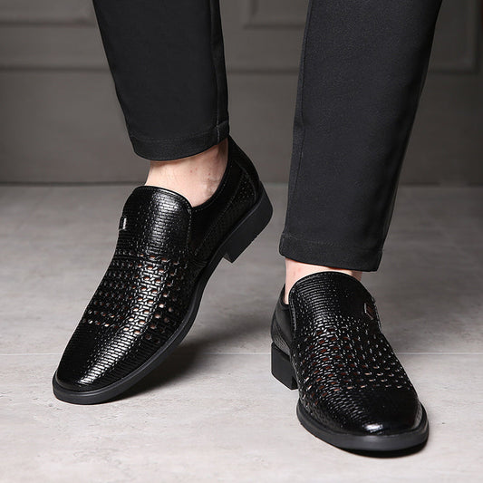 Franklin | Men’s Woven Leather Loafers