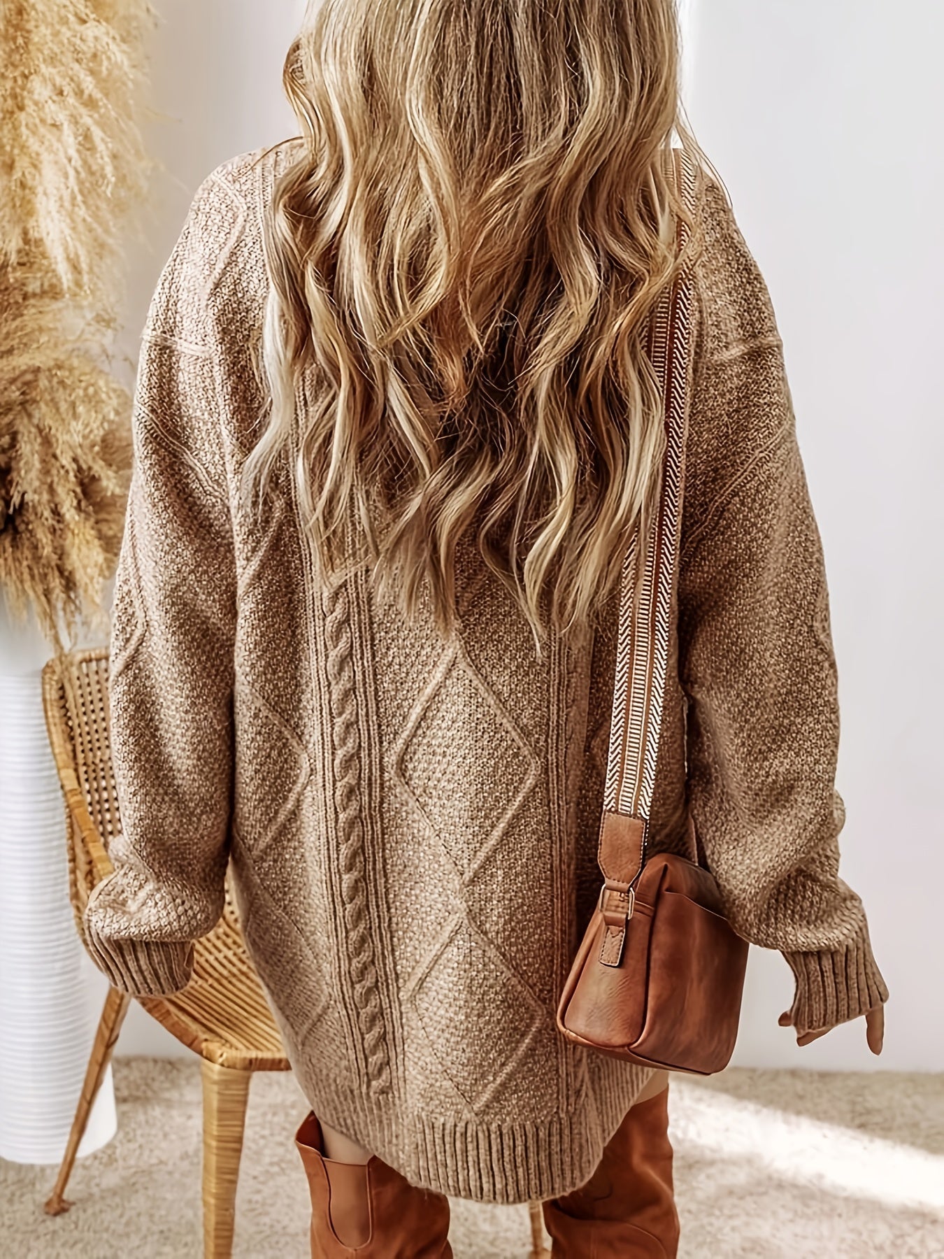Savannah | Women’s Cable Knit Sweater Dress