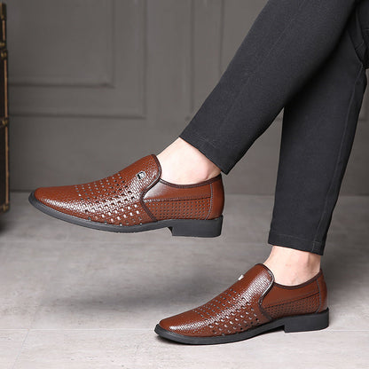 Franklin | Men’s Woven Leather Loafers
