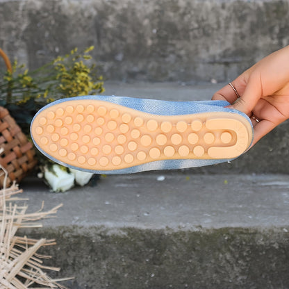 Talia | Women’s Denim Slip-On Flats