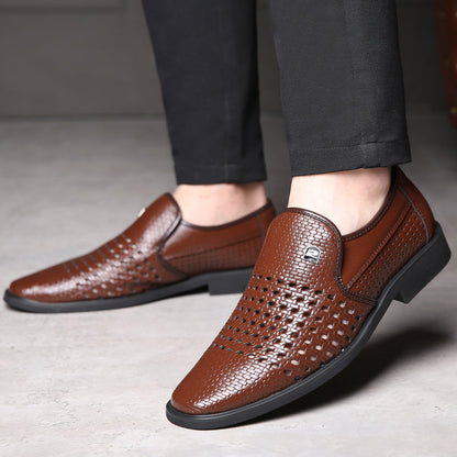 Franklin | Men’s Woven Leather Loafers