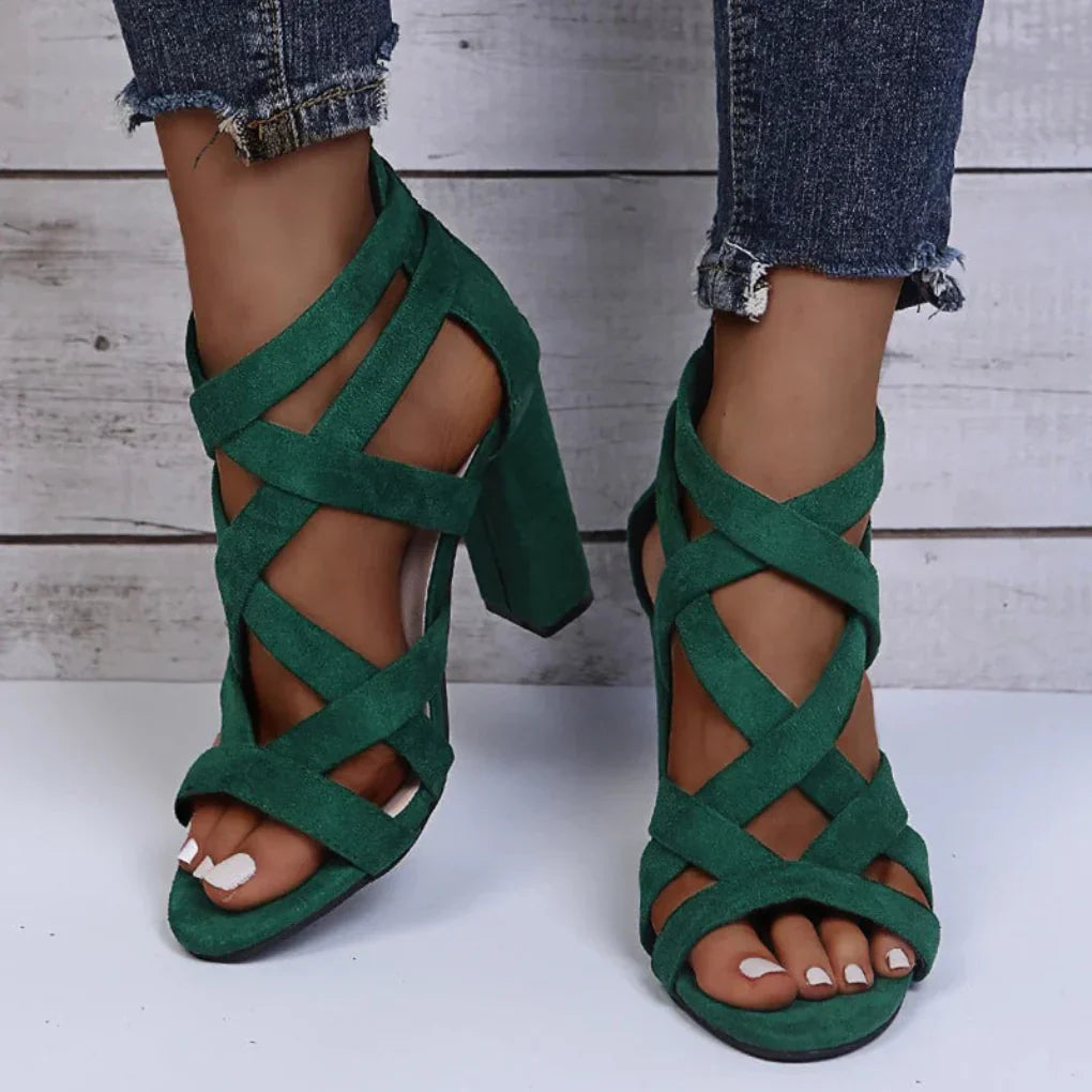 Zariah | Women’s Spring Block Heel Strappy Heels