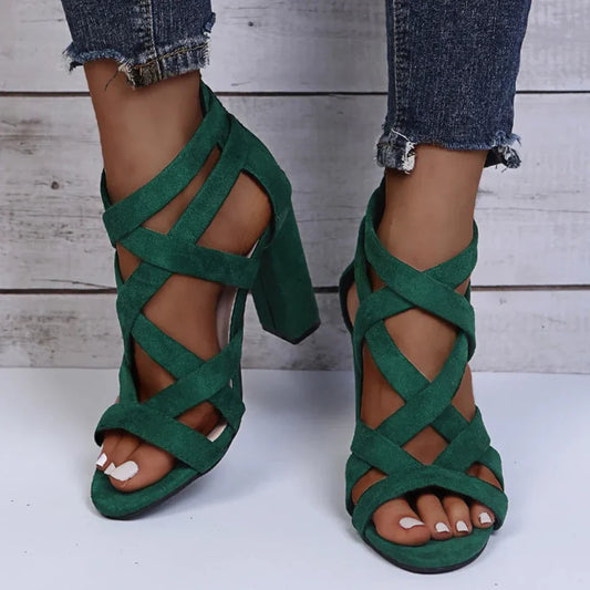 Zariah | Women’s Spring Block Heel Strappy Heels