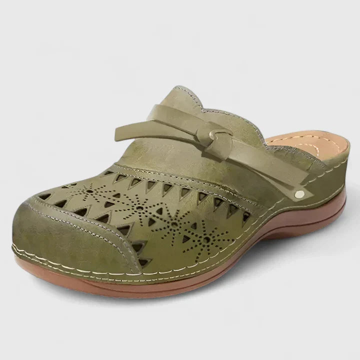 Merritt | Women’s Cutout Slip On Comfort Sandals