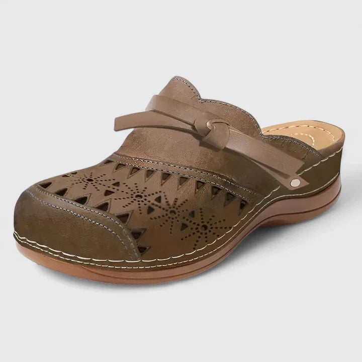 Merritt | Women’s Cutout Slip On Comfort Sandals