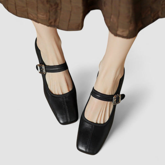 Aira | Women’s Orthopedic Mary Jane Block Heel Shoes