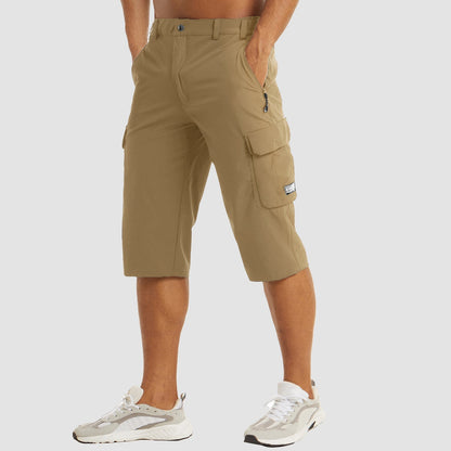 Rhodes | Men’s Cargo Pocket Casual Knee Length Shorts