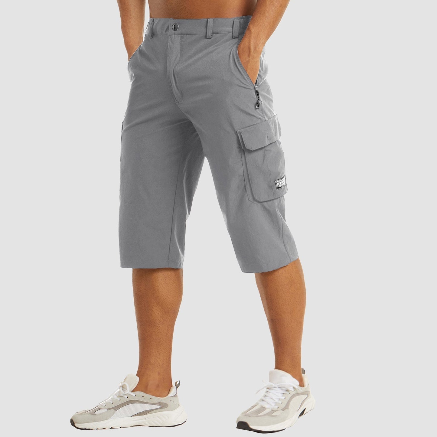 Rhodes | Men’s Cargo Pocket Casual Knee Length Shorts