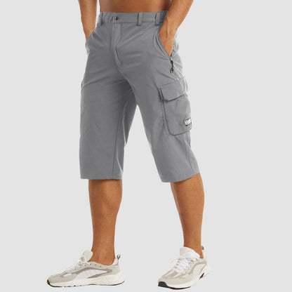 Rhodes | Men’s Cargo Pocket Casual Knee Length Shorts