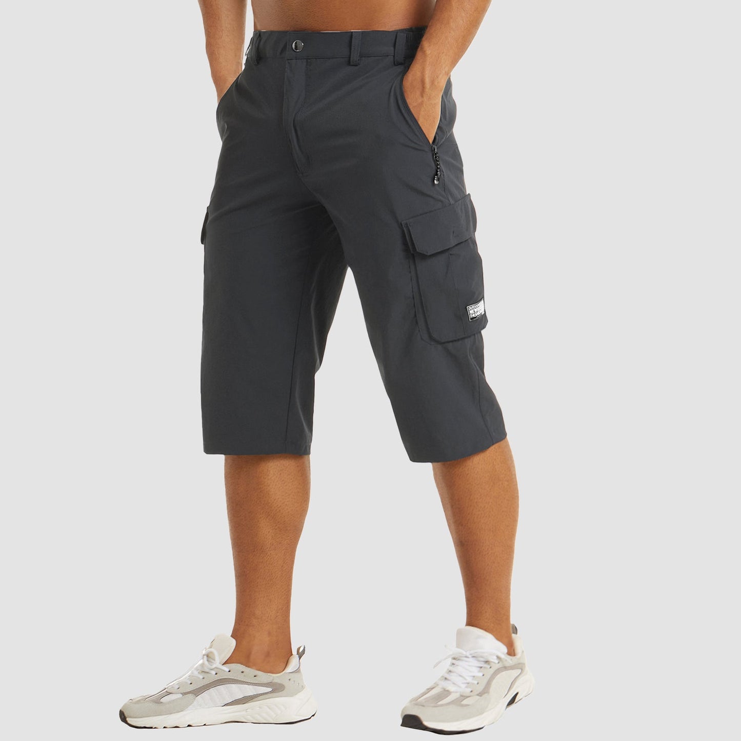 Rhodes | Men’s Cargo Pocket Casual Knee Length Shorts