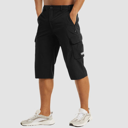 Rhodes | Men’s Cargo Pocket Casual Knee Length Shorts