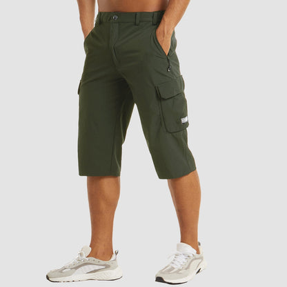 Rhodes | Men’s Cargo Pocket Casual Knee Length Shorts