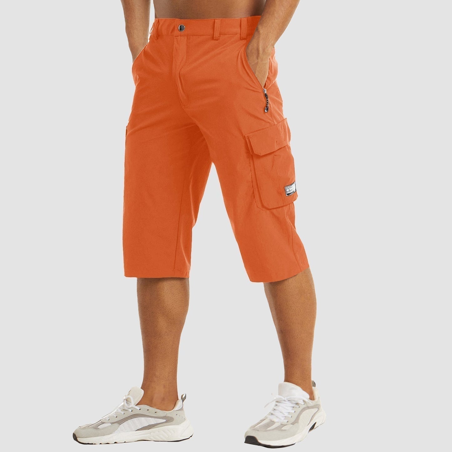 Rhodes | Men’s Cargo Pocket Casual Knee Length Shorts