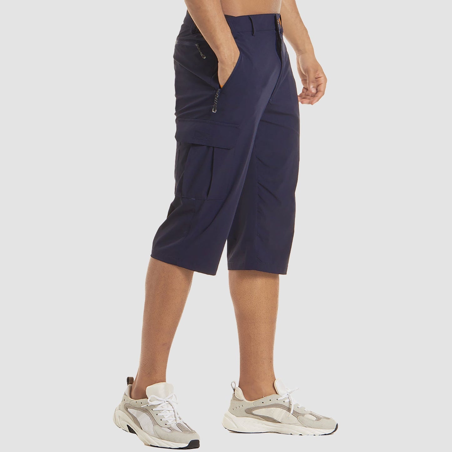Rhodes | Men’s Cargo Pocket Casual Knee Length Shorts