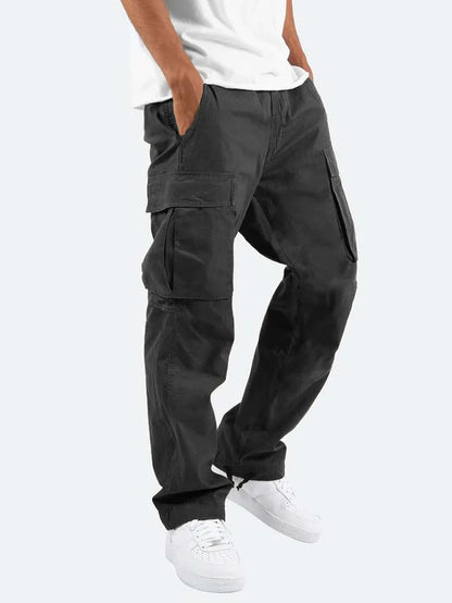 Percival | Men’s Relaxed Fit Cargo Trousers with Side Pockets